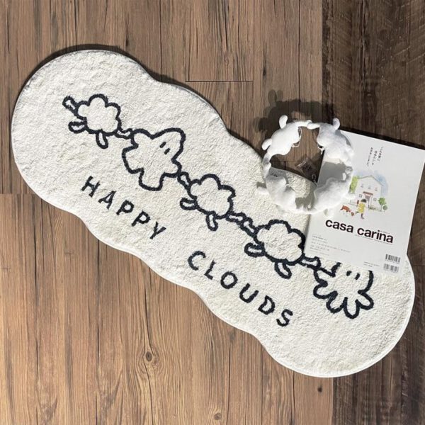 TP0155 พรมทรงยาว Happy Clouds