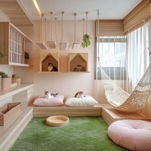เทคนิคออกแบบพื้นที่บ้านสำหรับคนเลี้ยงสัตว์หลายตัว